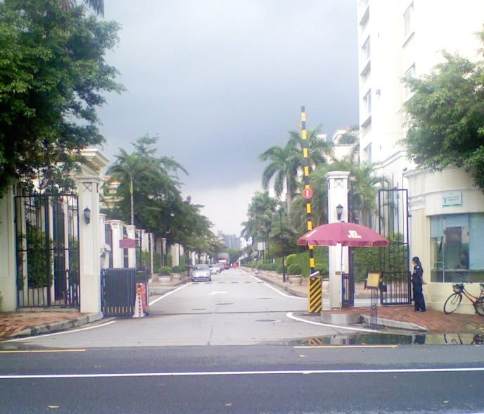 Gold Asian Garden residential quarters